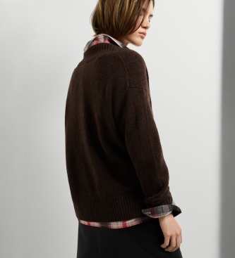Pepe Jeans Ashley V Brown Sweater