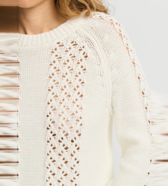 Pepe Jeans Aveline off-white sweater