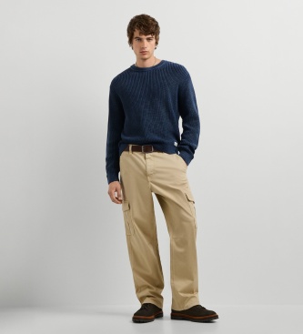 Pepe Jeans Pull Dorian col rond marine