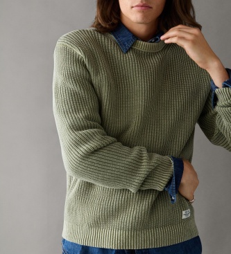 Pepe Jeans Pull Dorian Crew vert