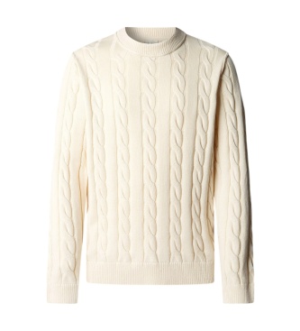 Pepe Jeans Pull Draven blanc cassé