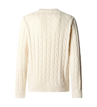 Pepe Jeans Pull Draven blanc cassé