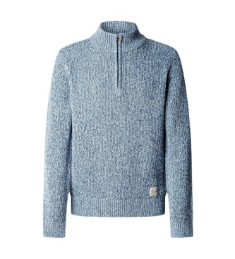 Pepe Jeans Pull Duncan Half Zip bleu