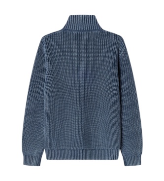 Pepe Jeans Gideon Zip navy blue jumper