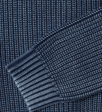 Pepe Jeans Gideon Zip navy blue jumper