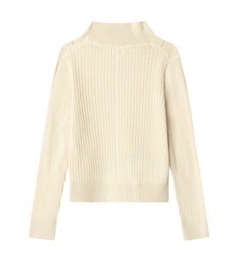 Pepe Jeans Marla white broken sweater