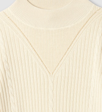 Pepe Jeans Marla white broken sweater
