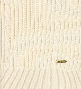Pepe Jeans Marla white broken sweater
