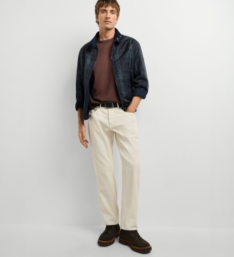 Pepe Jeans Calça Cash Corduroy branco gasto