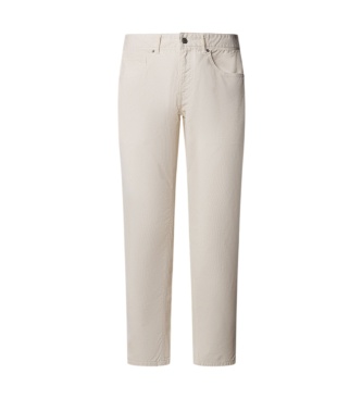 Pepe Jeans Calça Cash Corduroy branco gasto