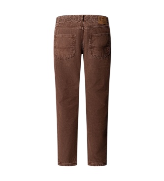 Pepe Jeans Calça Cash Corduroy marrom