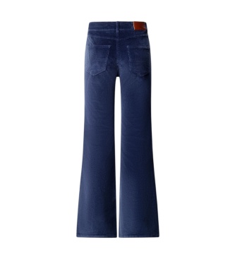Pepe Jeans Calça Flare Willa Corduroy marinho