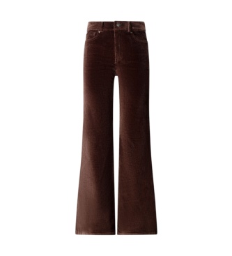 Pepe Jeans Willa Corduroy Flare Pants in brown