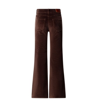 Pepe Jeans Willa Corduroy Flare Pants in brown