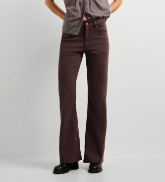Pepe Jeans Calça Flare Willa castanha