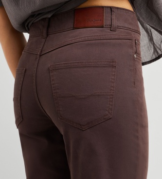 Pepe Jeans Calça Flare Willa castanha