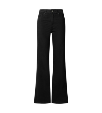 Pepe Jeans Calça Flare Willa preta