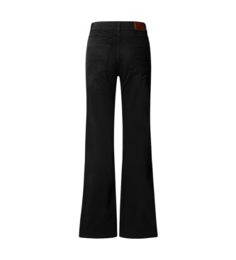 Pepe Jeans Calça Flare Willa preta