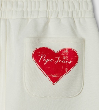 Pepe Jeans Hose Pauline Gebrochenes Weiß