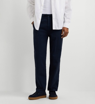 Pepe Jeans Calça Chino Pull On Comfort Seersucker marinho