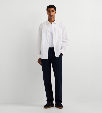 Pepe Jeans Calça Chino Pull On Comfort Seersucker marinho