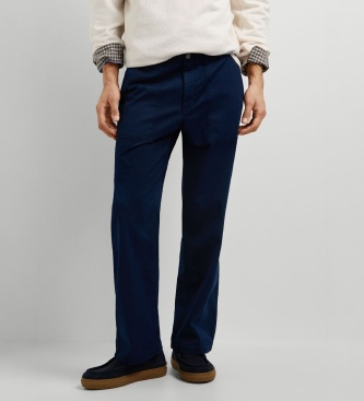 Pepe Jeans Calça Relaxed Fatigue Twill marinho