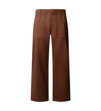 Pepe Jeans Calça Relaxed Fatigue Twill Marrom