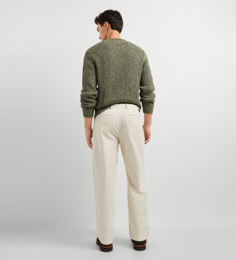Pepe Jeans Calça Microcorduroy branco