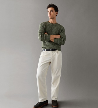 Pepe Jeans Calça Microcorduroy branco