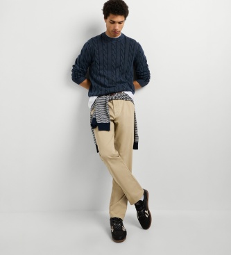 Pepe Jeans Pantalone Slim Chino Twill Beige