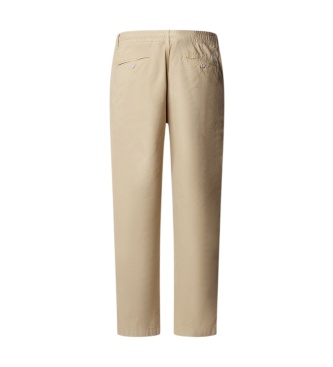Pepe Jeans Calça Tapered Pull On Corduroy Bege