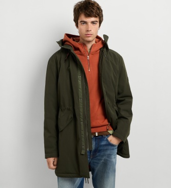 Pepe Jeans Parka Fish Tail verte
