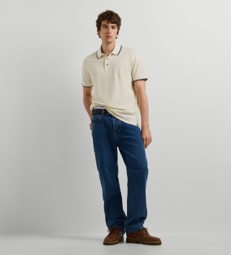 Pepe Jeans Polo Muller blanc cassé