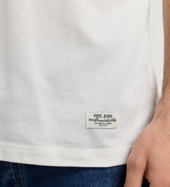 Pepe Jeans Polo Owen blanc cassé