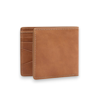 Pepe Jeans Portafoglio in pelle Sawyer marrone