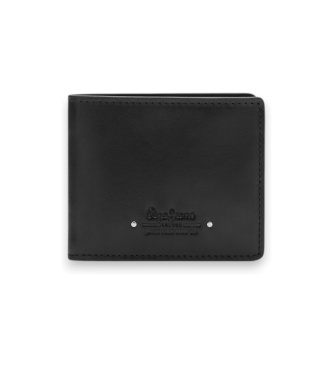 Pepe Jeans Portafoglio in pelle Sawyer nero