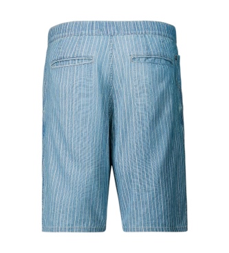 Pepe Jeans Short Helix Stripe bleu