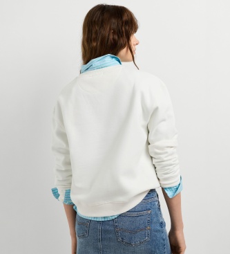Pepe Jeans Sweat Balu blanc cassé