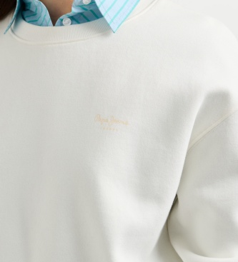 Pepe Jeans Sweat Balu blanc cassé