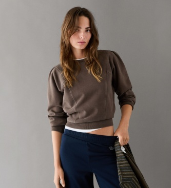 Pepe Jeans Sweat Belit marron