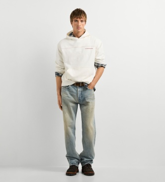 Pepe Jeans Sweat Coffeet blanc cassé