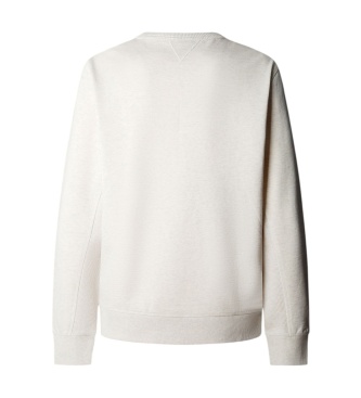 Pepe Jeans Sweat Jasper Melange Crew blanc
