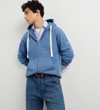 Pepe Jeans Sweat Jasper Zip bleu