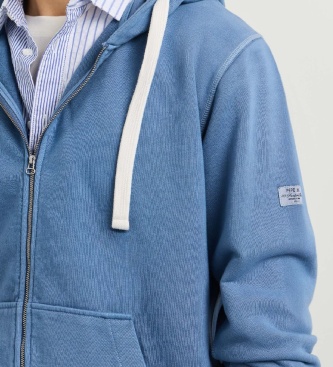 Pepe Jeans Sweat Jasper Zip bleu