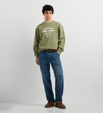 Pepe Jeans Sweat Jaxon Crew vert