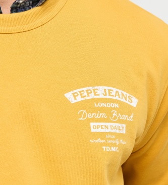 Pepe Jeans Sweat Jed Crew jaune