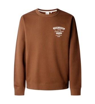 Pepe Jeans Sweat-shirt Jed Crew marron