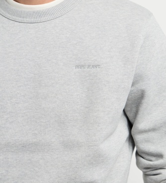 Pepe Jeans Sweat Jefferson Crew gris