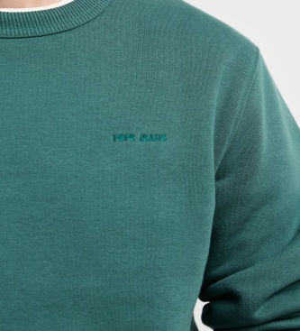 Pepe Jeans Sweat Jefferson Crew vert