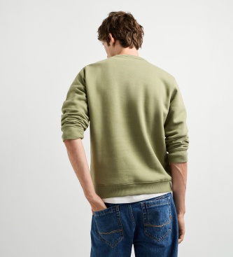 Pepe Jeans Sweat-shirt Jefferson Crew vert